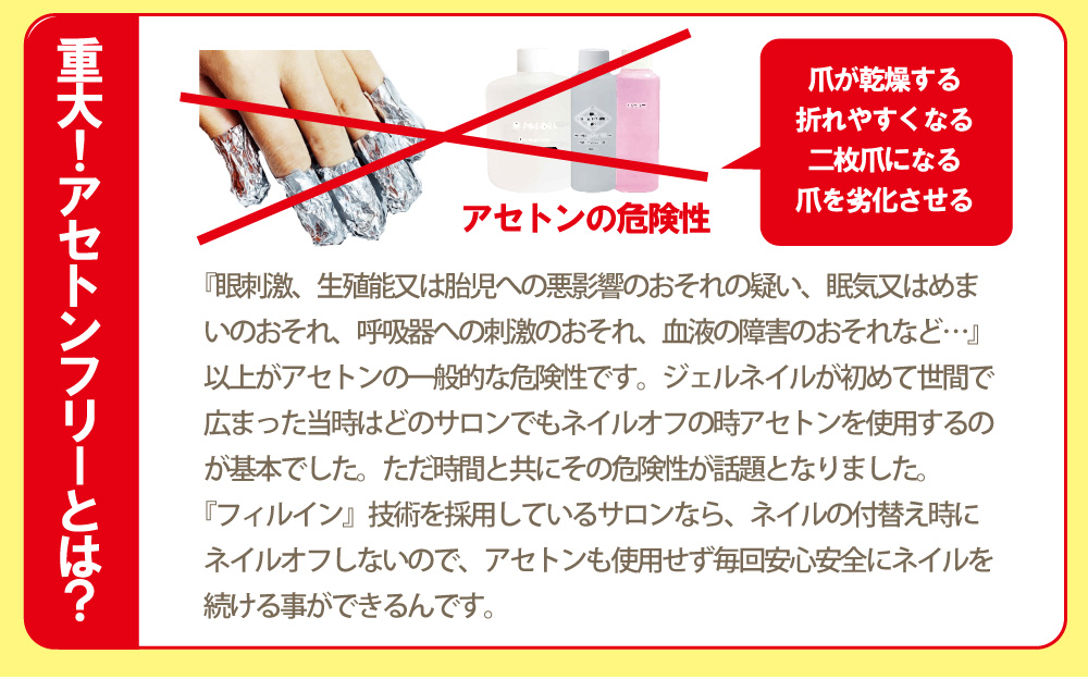 ジェルネイルの知識アセトンフリー5